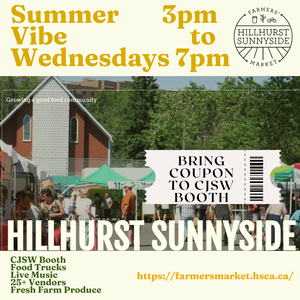 Hillhurst Sunnyside Farmers Market, Wednesdays from 3 PM to 7 PM