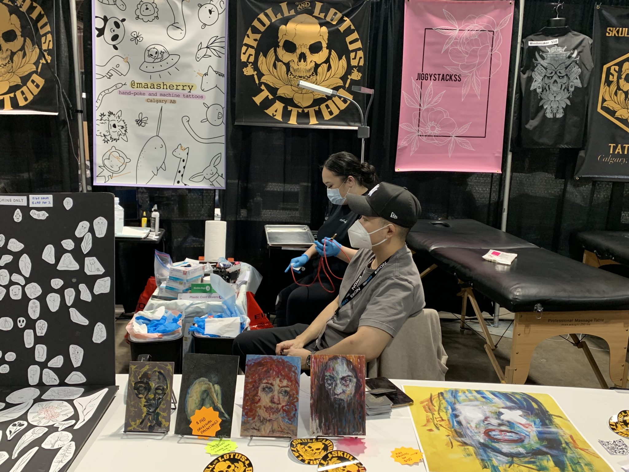 Calgary Tattoo and Arts Festival 2021 Skull and Lotus Tattoo The